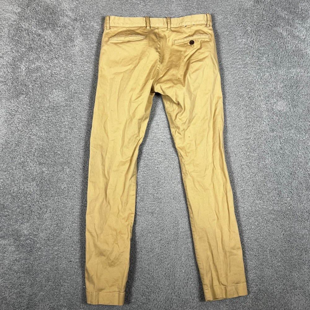 J Crew Flex Slim Chino Pants Tan Mens 29x32 Casual Office Formal Business - Picture 4 of 10